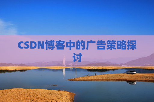 CSDN博客中的广告策略探讨